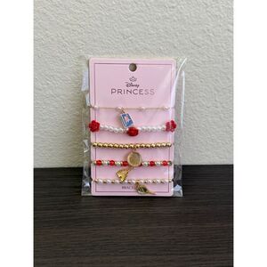 Disney Beauty and The Beast Belle Icons Bracelet Set
